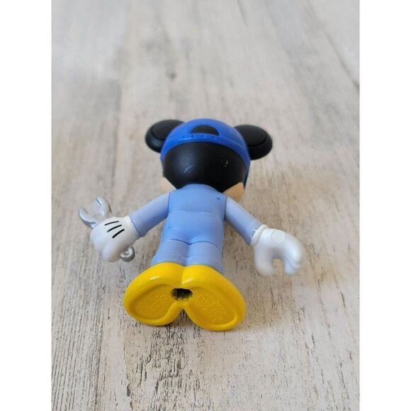 Mickey Mouse wrench mechanic jointed toy figure - Picture 4 of 4